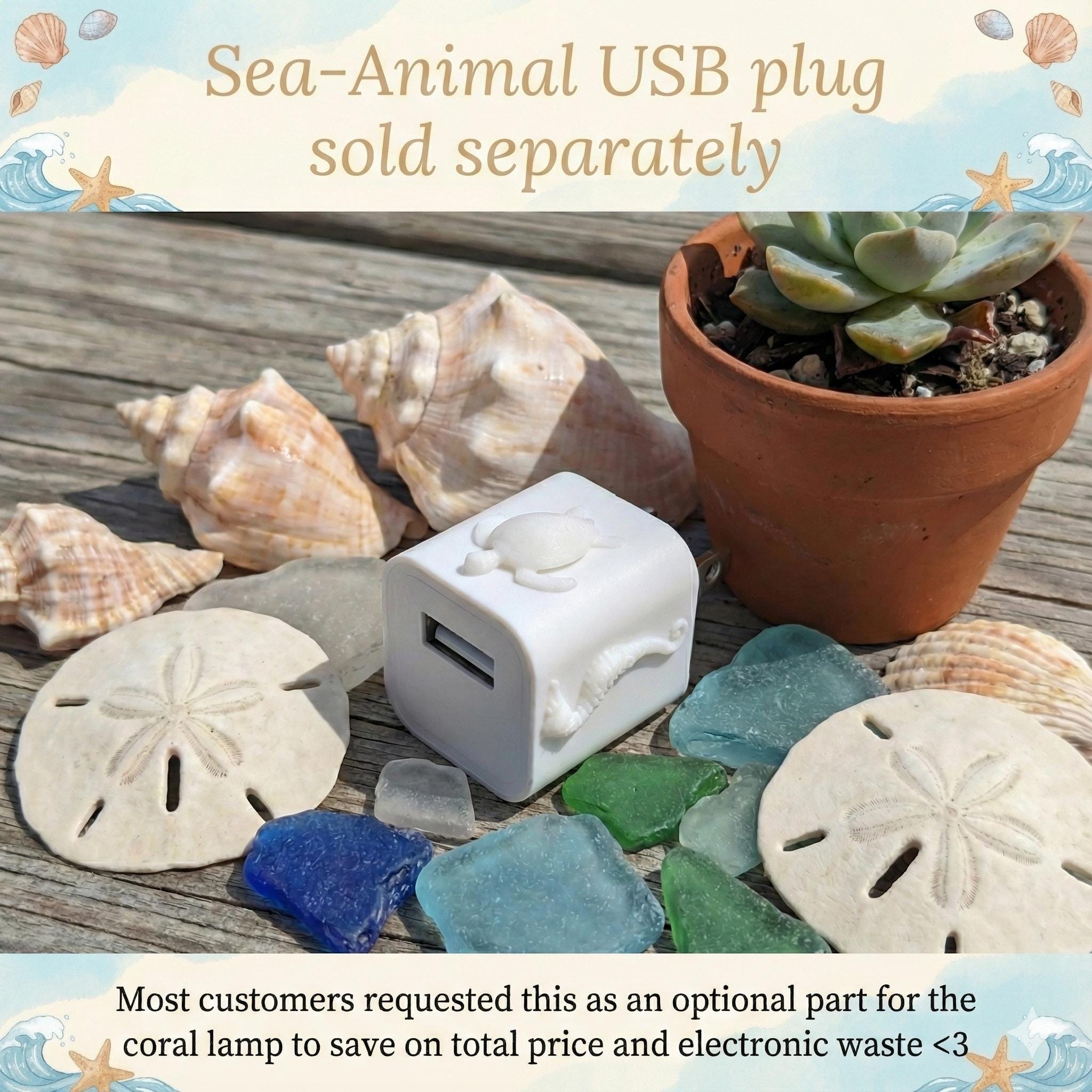 Boho Coral Lamp | Beach House Decor | Coastal Beach Decor | Ocean Room Decor | Nautical Home Decor | Sea Lamp | Coastal Night Light