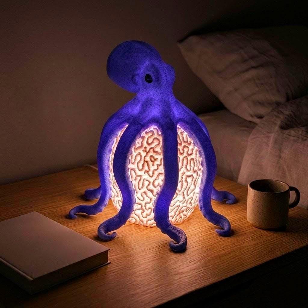 Octopus Lamp by Ocean Home Studio, photo 2
