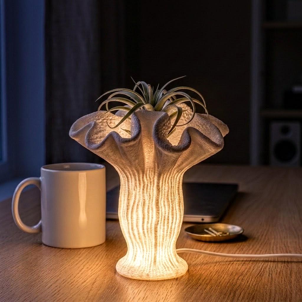 Toadstool Coral Lamp by Ocean Home Studio, photo 4