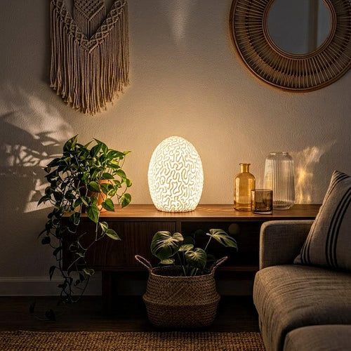 Brain Coral Lamp by Ocean Home Studio, photo 2