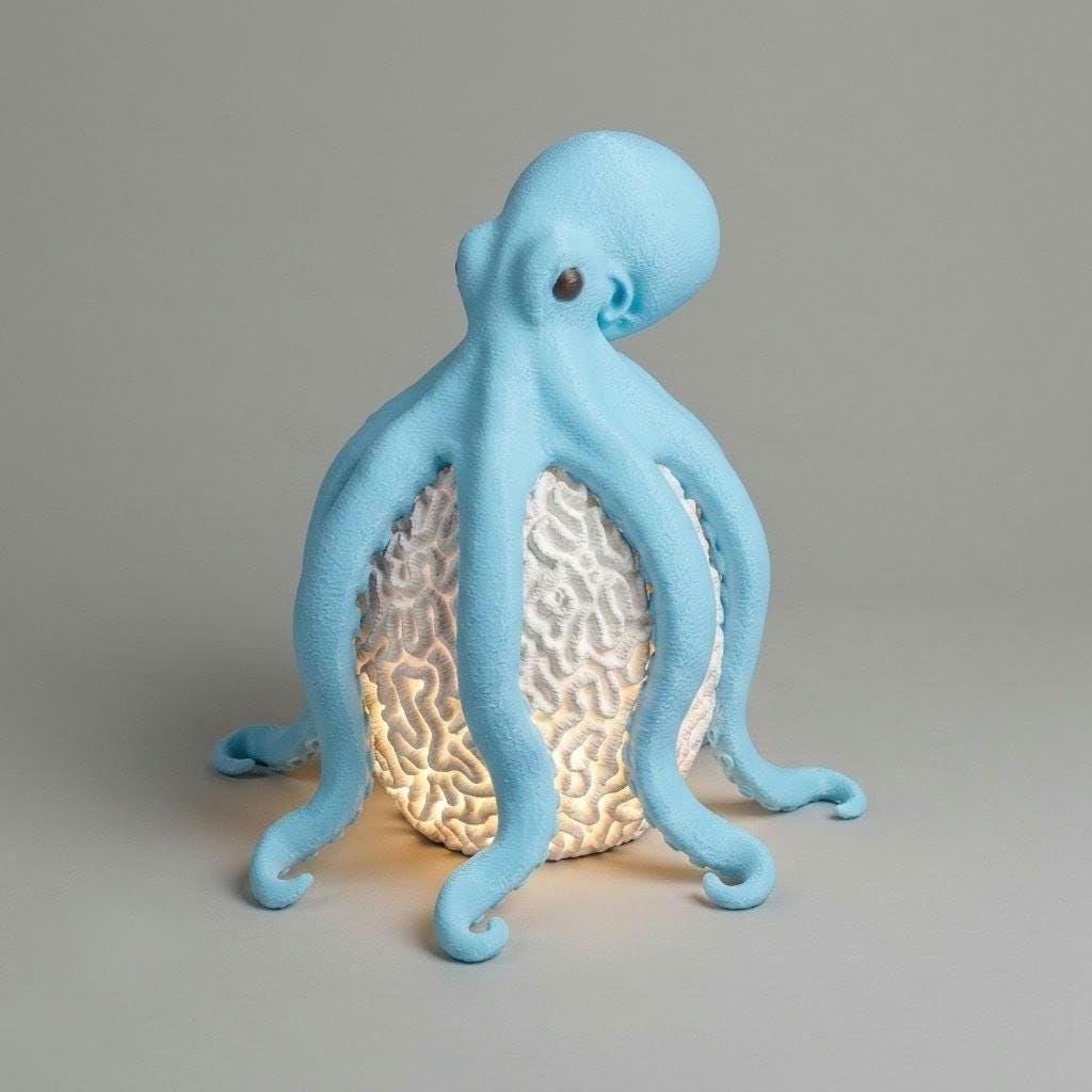 Octopus Lamp by Ocean Home Studio, photo 10