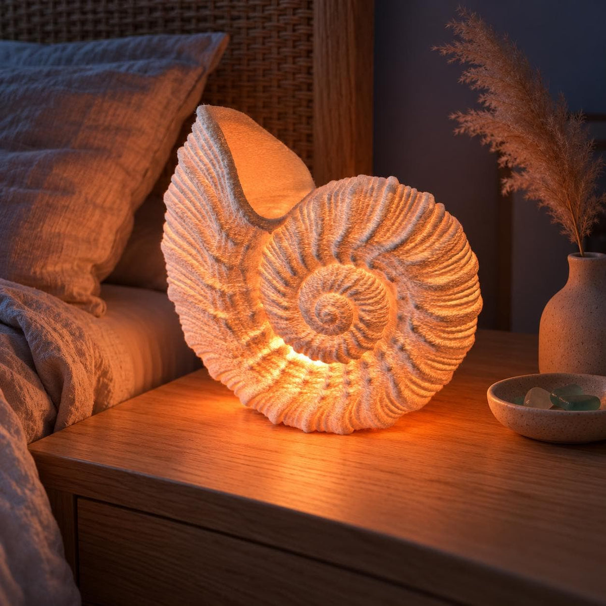 Nautilus Shell Lamp by Ocean Home Studio, photo 5